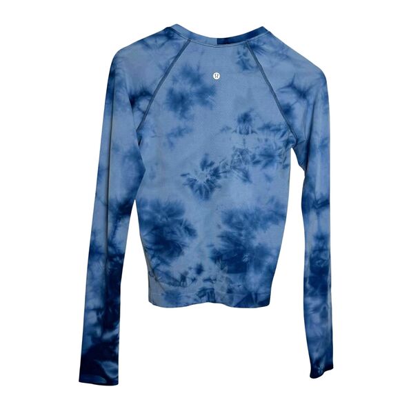 Lululemon Swiftly Tech Long Sleeve Shirt 2.0 *Race Length Marble Dye Commander - Picture 4 of 8